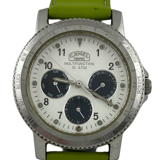 Camel Trophy GMT Multifunction Quartz Day & Date mit neuem Armband