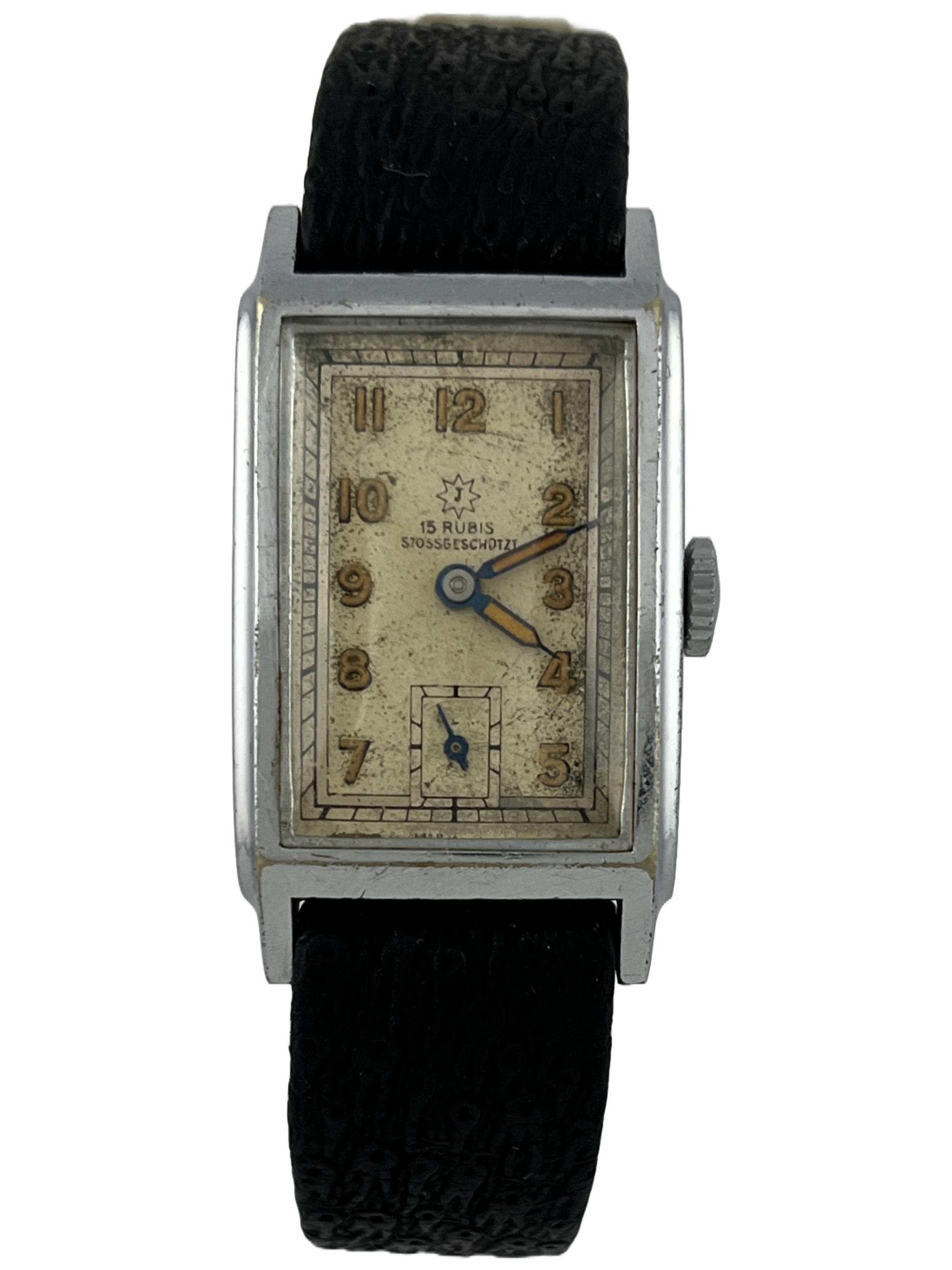 Art Deco Junghans Handaufzug Kal. 98 mit neuem Armband