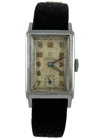 Art Deco Junghans Handaufzug Kal. 98 mit neuem Armband