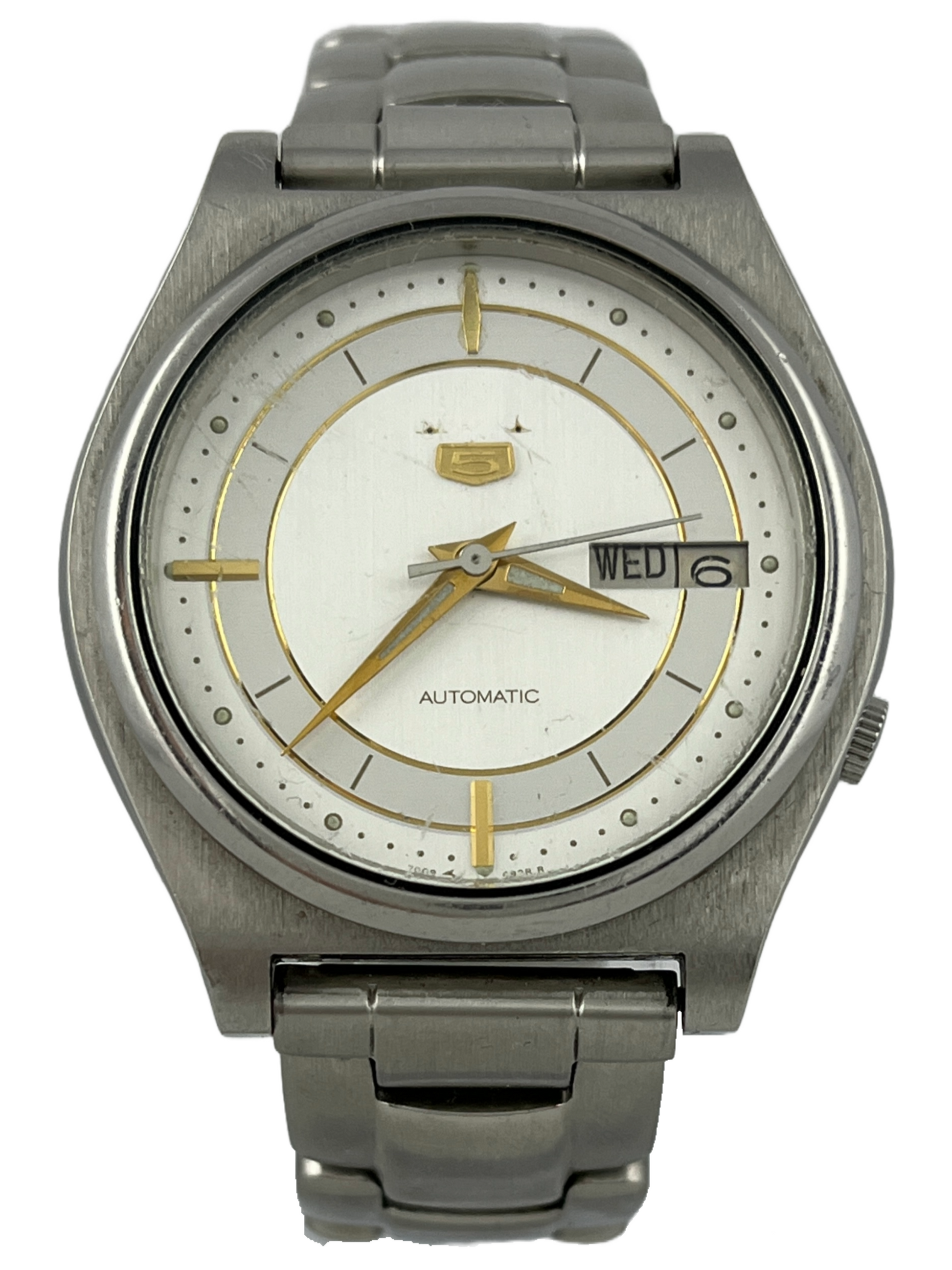 Schlichte Seiko 5 Automatic Day & Date Kal. 7009A