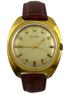 Goldene Zentra Handaufzug Otero 840 mit schönem Ziffernblatt
