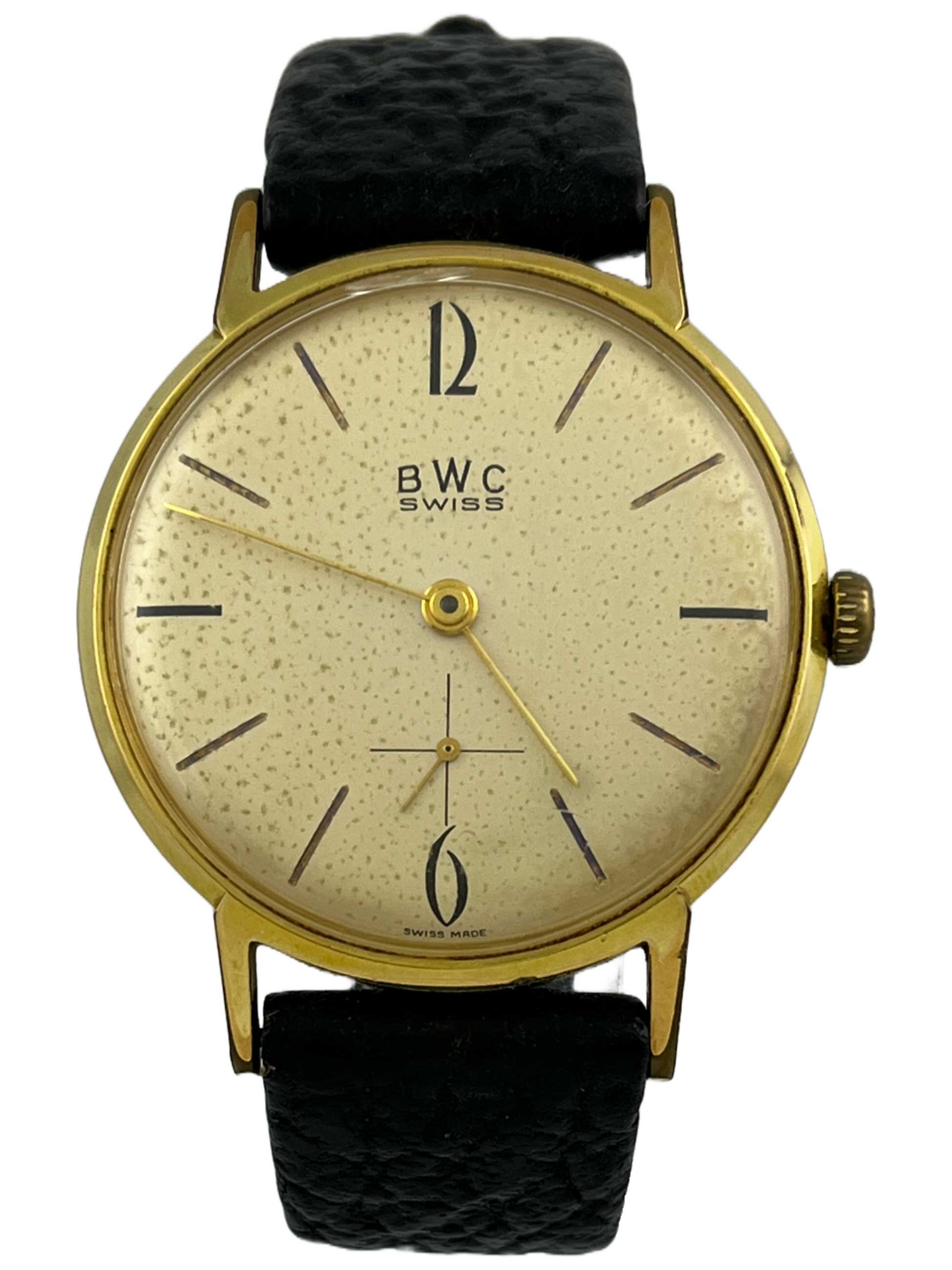 Acquistare online l orologio a carica manuale in oro BWC con piccoli secondi