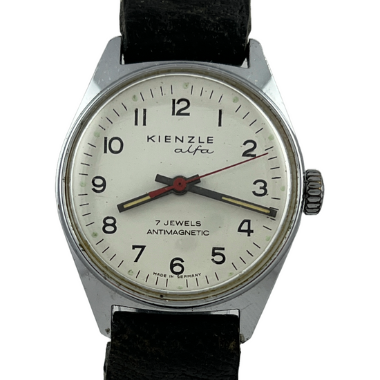 Kienzle alfa Handaufzug Kal. 060a1 mit Leuchtzeigern
