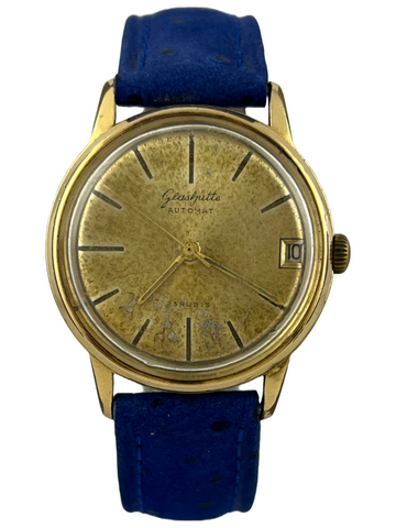 Glashütte GUB Automat Kal. 67.1 mit blauem Armband