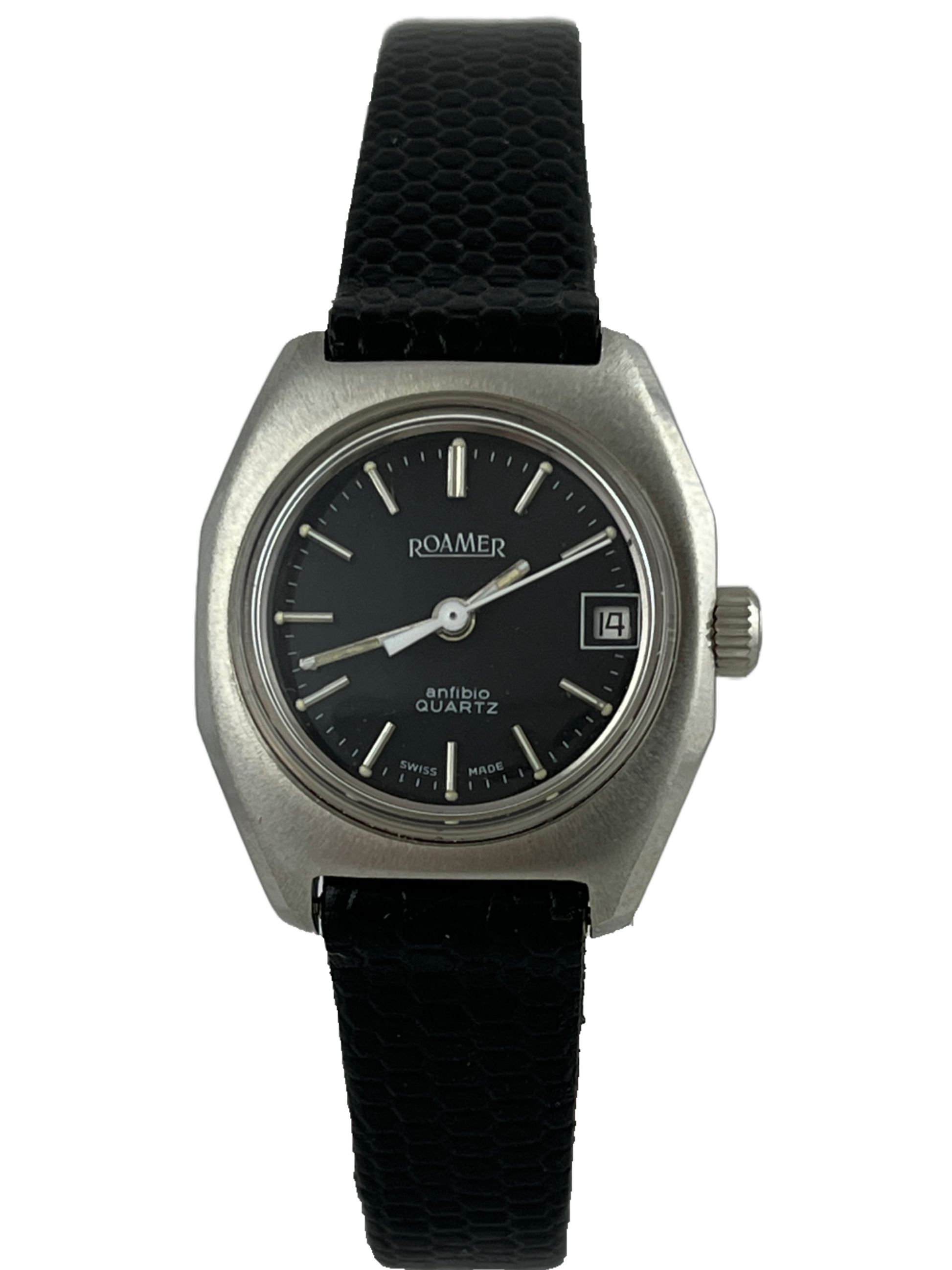 NOS Roamer anfibio Quartz mit Armband und Schild