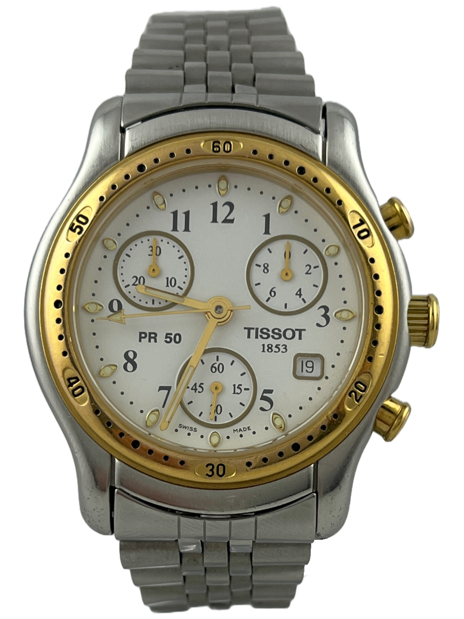 Buy Tissot PR 50 Quartz with date and sapphire crystal