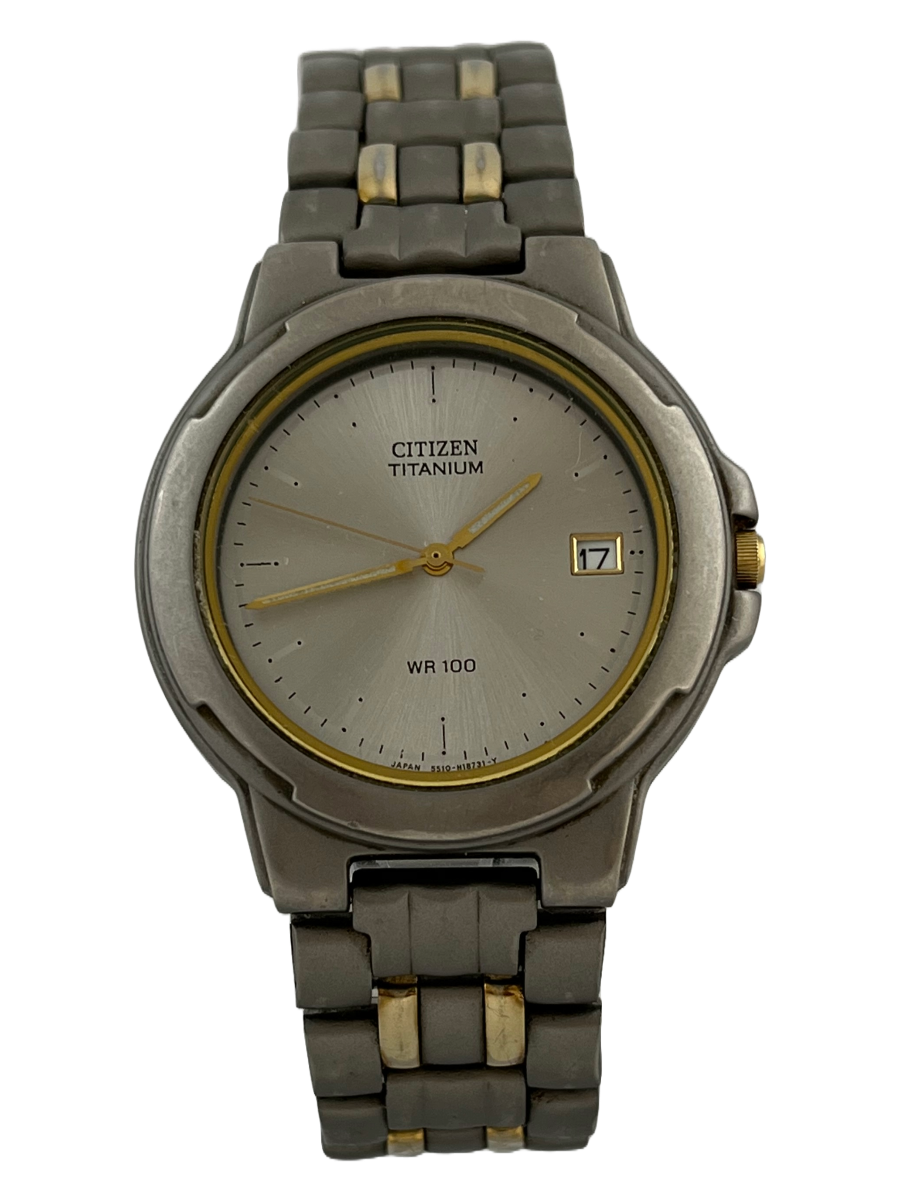 Citizen Titanium WR 100 Quartz + Datum & Band kaufen Classy Watches