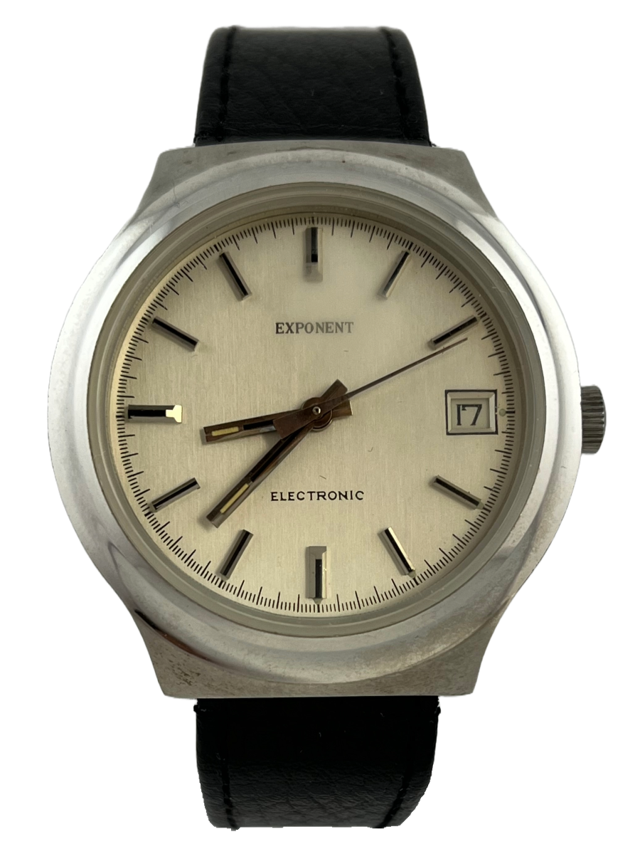 Große Exponent Electronic ETA-ESA 9157 mit Datum und Schild