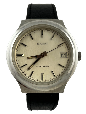 Große Exponent Electronic ETA-ESA 9157 mit Datum und Schild