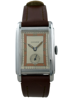 NOS Art Déco Junghans de cuerda manual, calibre 80