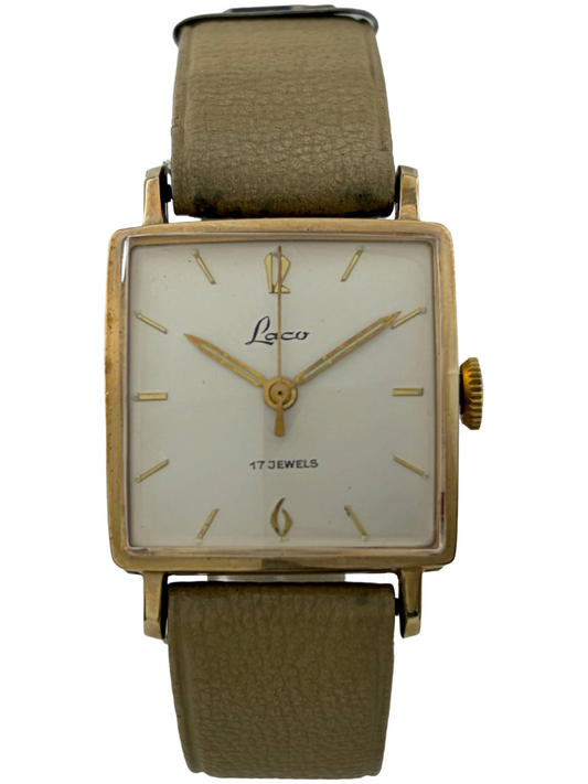 NOS Art Deco Laco Handaufzug Durowe 1258