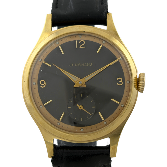 NOS Junghans Handaufzug Kal. 80 mit vergoldetem Gehäuse