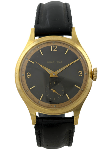 NOS Junghans Handaufzug Kal. 80 mit vergoldetem Gehäuse
