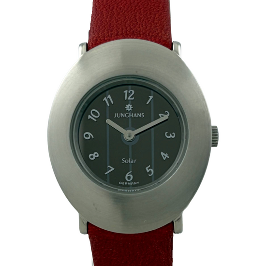 NOS Junghans Solar TEC Oval Quartz mit Box