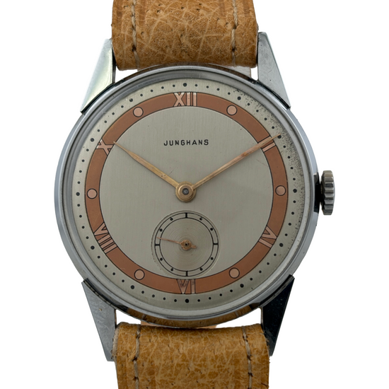NOS Junghans bicolor Handaufzug Kal. 80