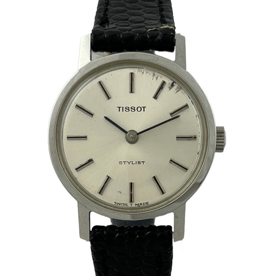 NOS Tissot Stylist Handaufzug mit Lederarmband