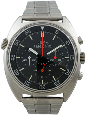 Nero Lemania Handaufzug Flieger Chronograph Kal. 1873