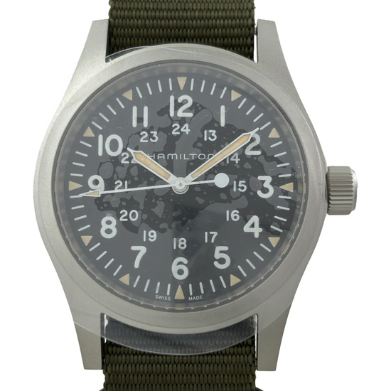 Neue Militär Hamilton Khaki Field Handaufzug
