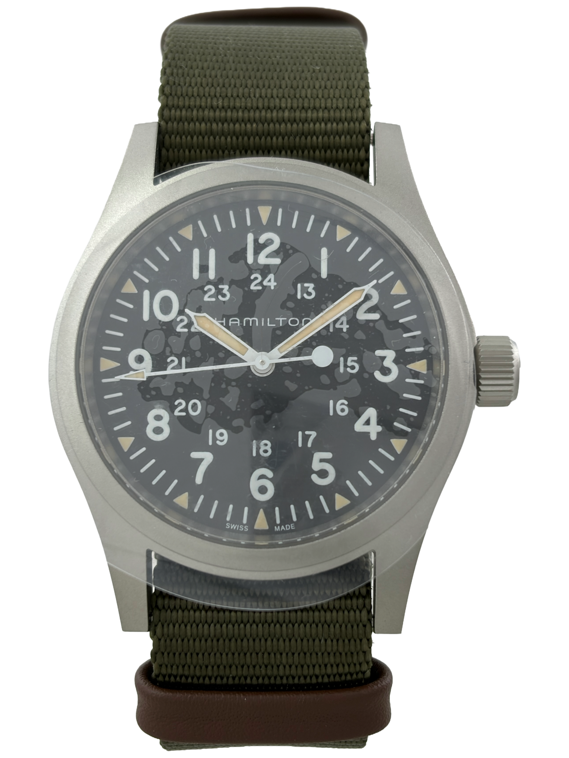 Neue Militär Hamilton Khaki Field Handaufzug