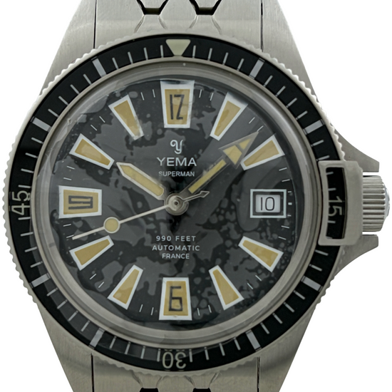 Neue Yema Superman Skin Diver Automatik Sellita SW200-1
