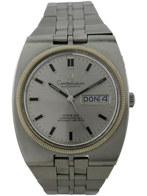 Omega Constellation Automatic Chronometer with a White Gold Bezel
