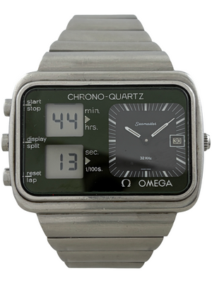 Omega Seamaster Montreal Albatros Chrono-Quartz Ana Digi mit Box