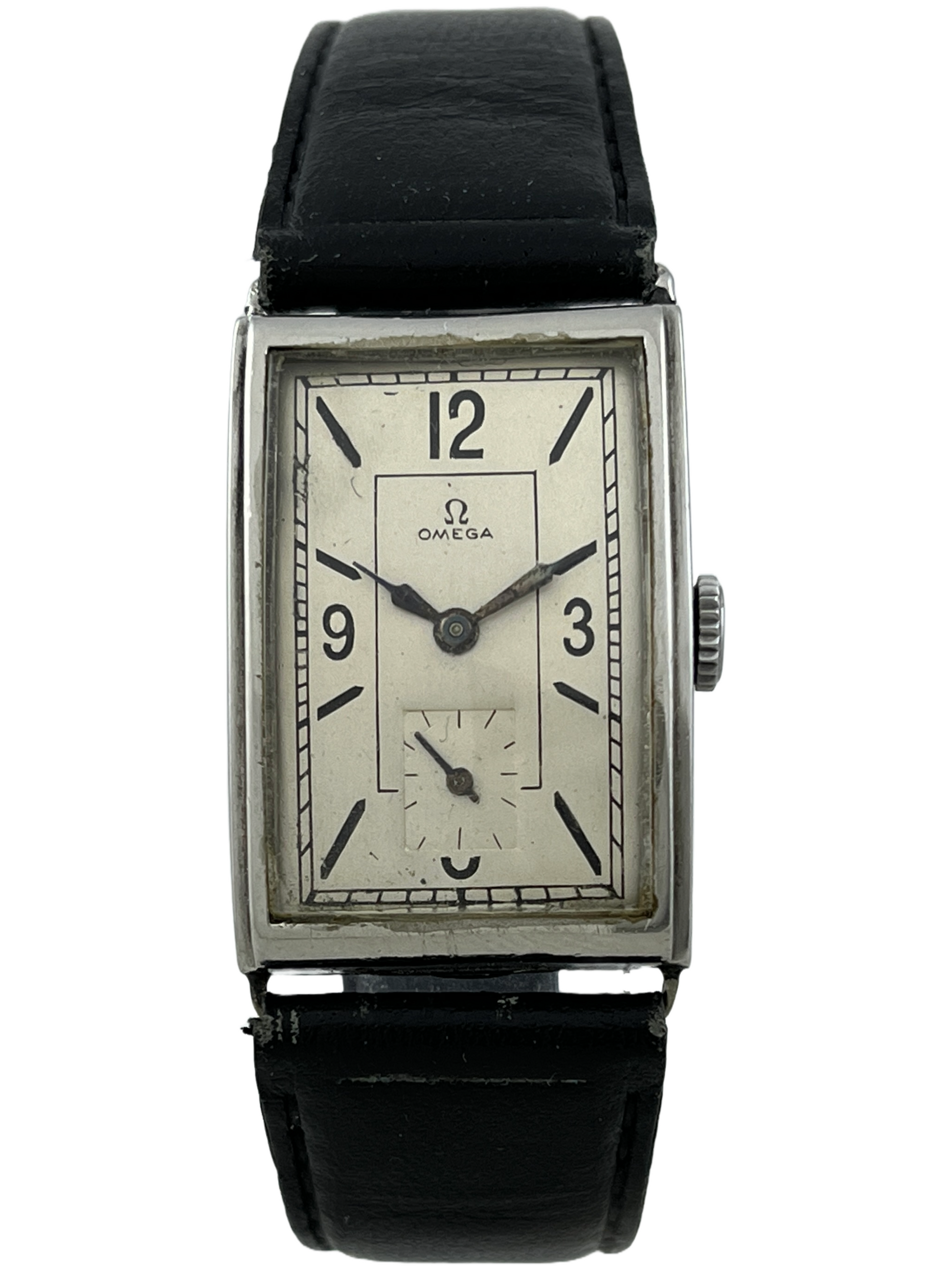 Omega T17 Tank Handaufzug mit kleiner Sekunde