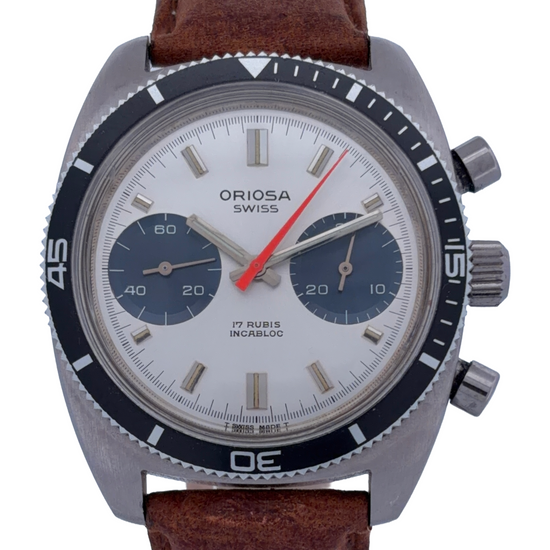 Oriosa Chronograph med håndoptræk Valjoux 7733
