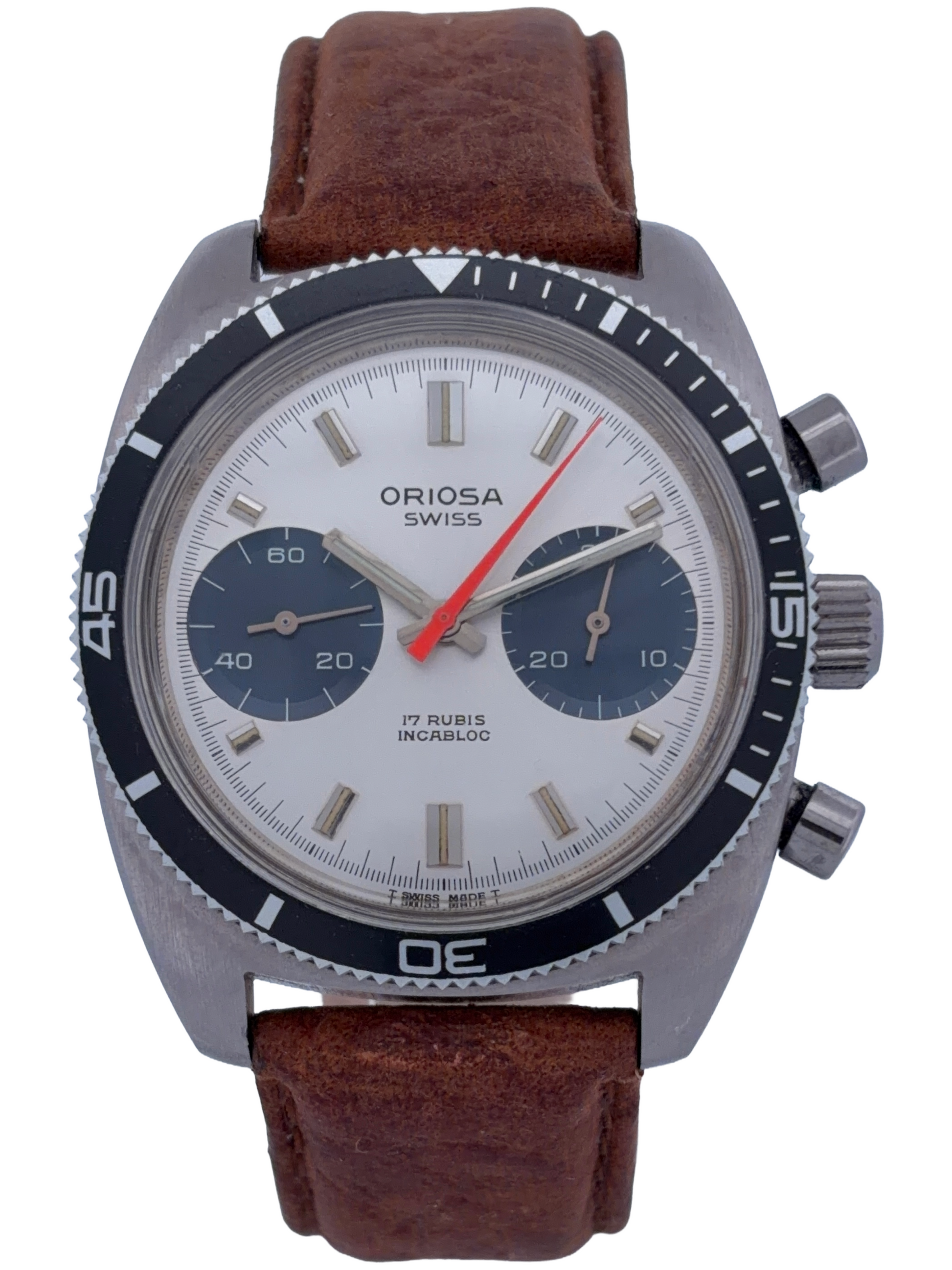 Oriosa Chronograph med håndoptræk Valjoux 7733