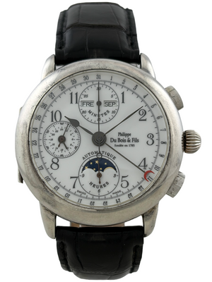 Dubois & Fils Automatisk kronograf med fuldkalender, Valjoux 7751
