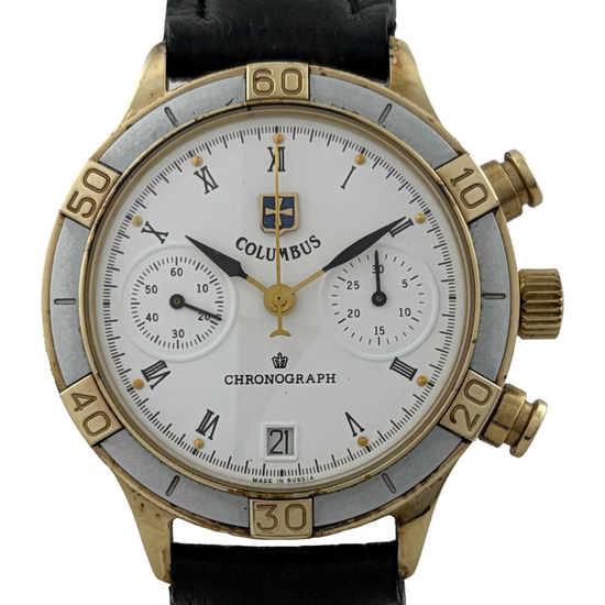 Poljot Columbus Handaufzug Chronograph Kal. 3133