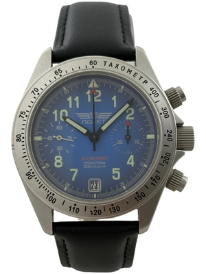 Poljot Cosmonaut Handaufzug Chronograph Kal. 3133
