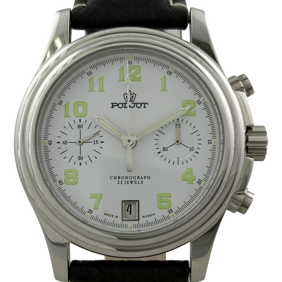 Poljot Handaufzug Chronograph Kal. 3133