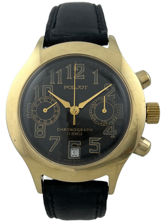 Poljot Handaufzug Chronograph Kal. 3133 mit Datum