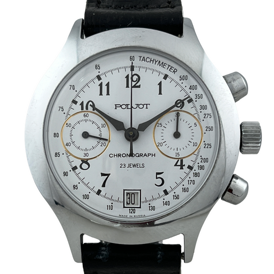 Poljot Handaufzug Chronograph Kal. 3133 mit Datum