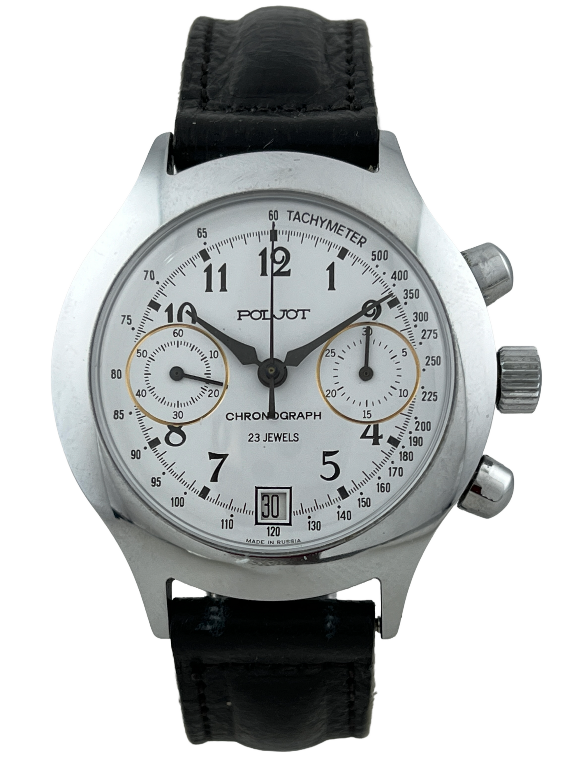 Poljot Handaufzug Chronograph Kal. 3133 mit Datum