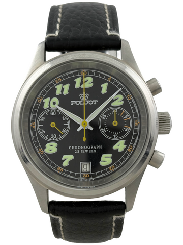 Poljot Handaufzug Flieger Chronograph Kal. 3133