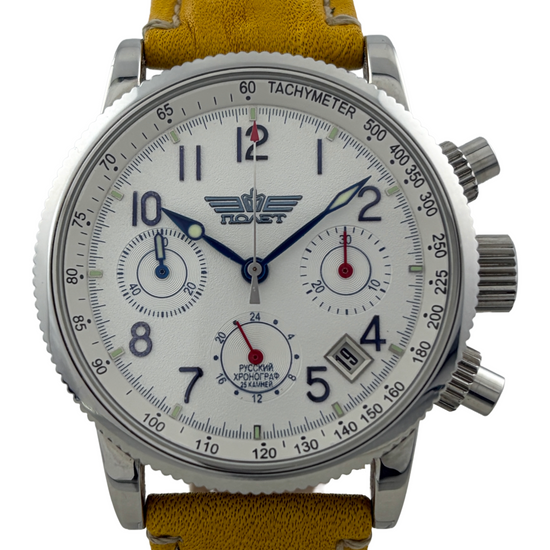 Poljot Handaufzug Flieger Chronograph Kal. 31681