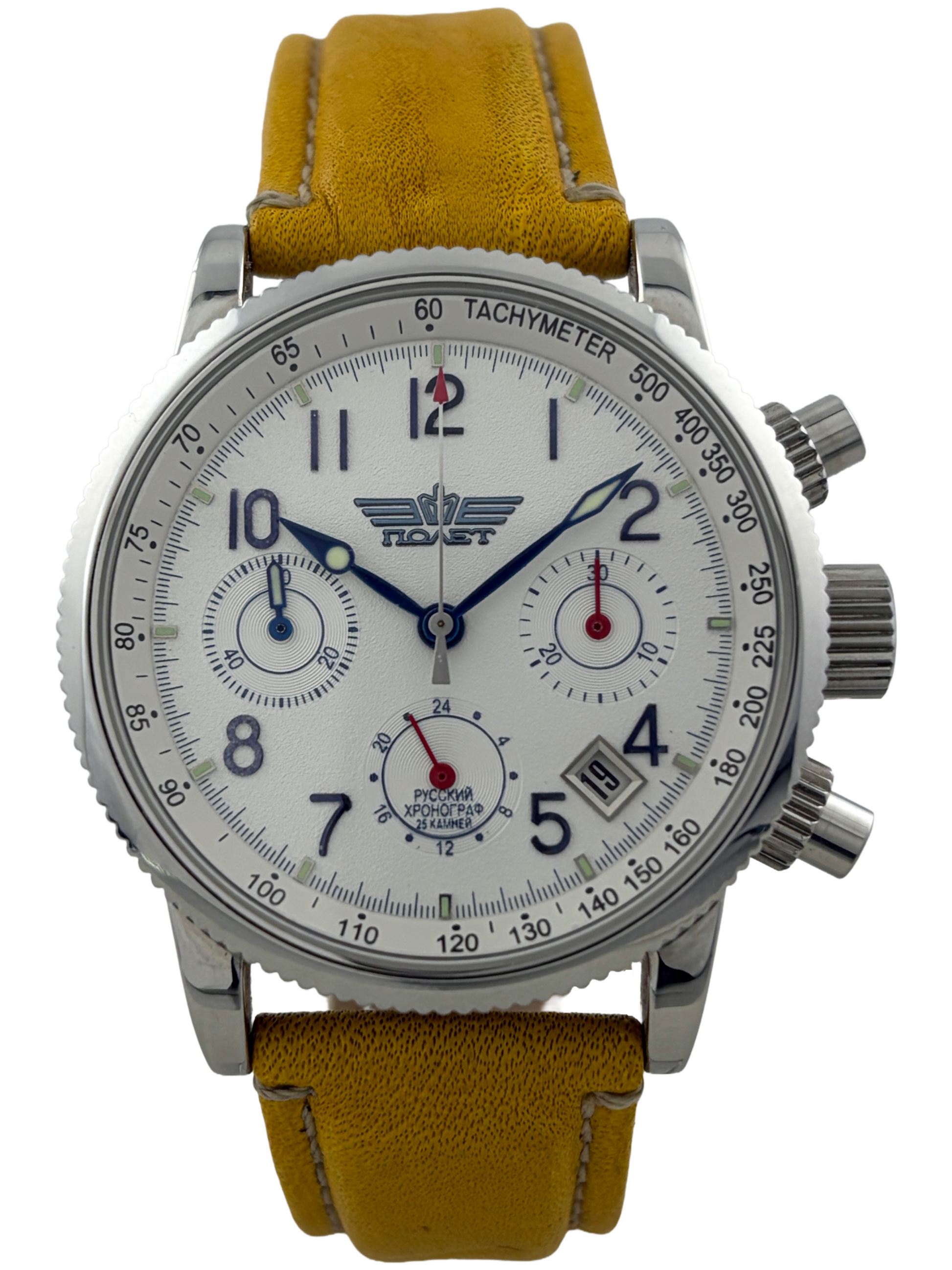Poljot Handaufzug Flieger Chronograph Kal. 31681