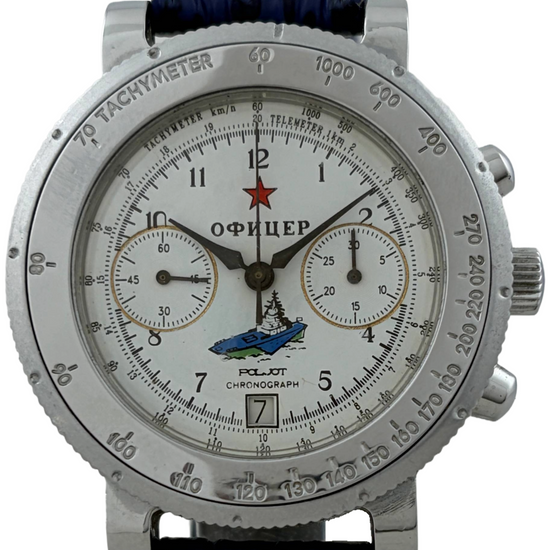 Poljot Komandirskie Offizier 42mm Handaufzug Chronograph