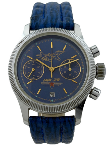 Poljot MIG 29 Handaufzug Flieger Chronograph