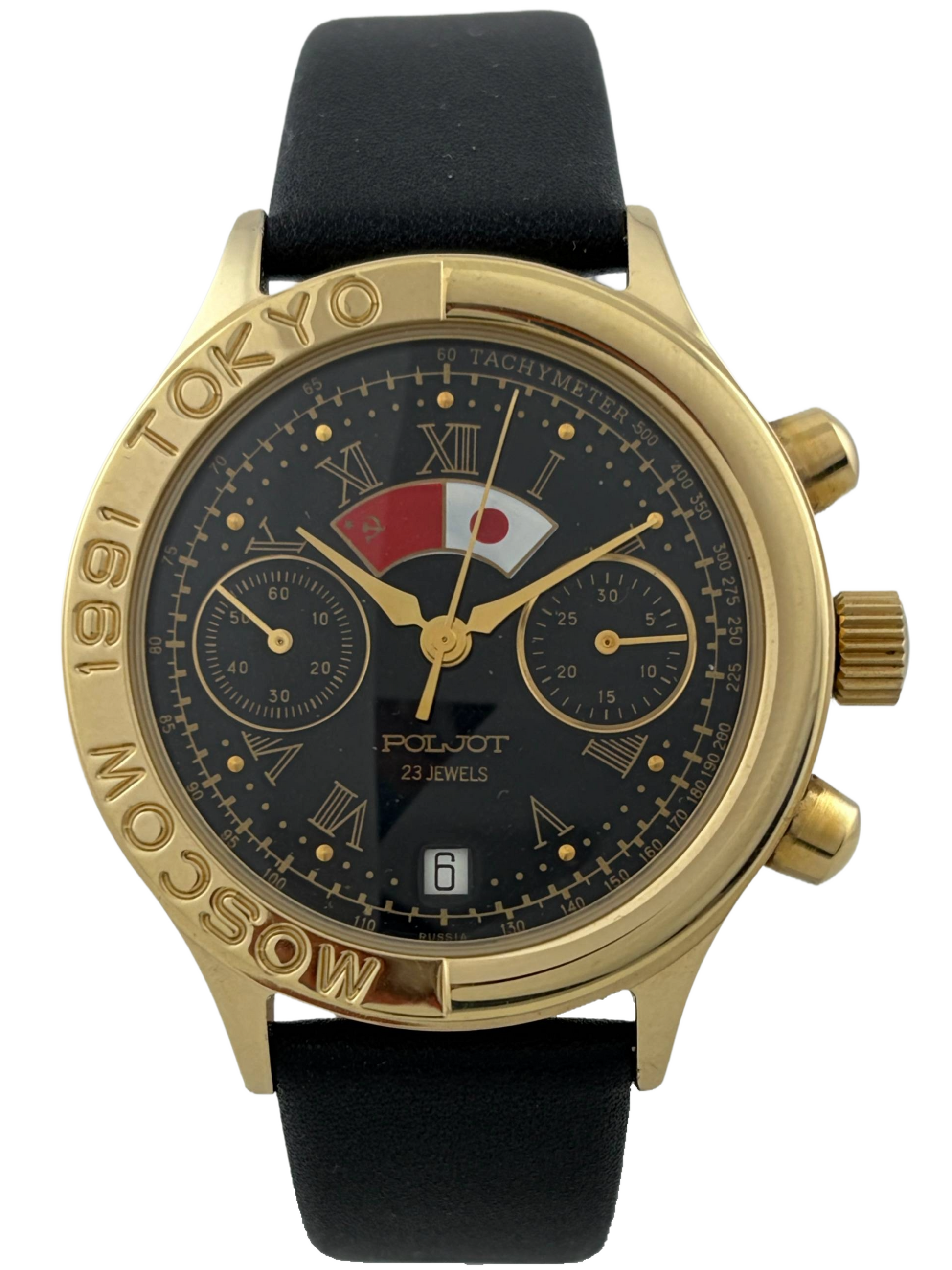 Poljot Moscow Tokyo 1991 Handaufzug Chronograph