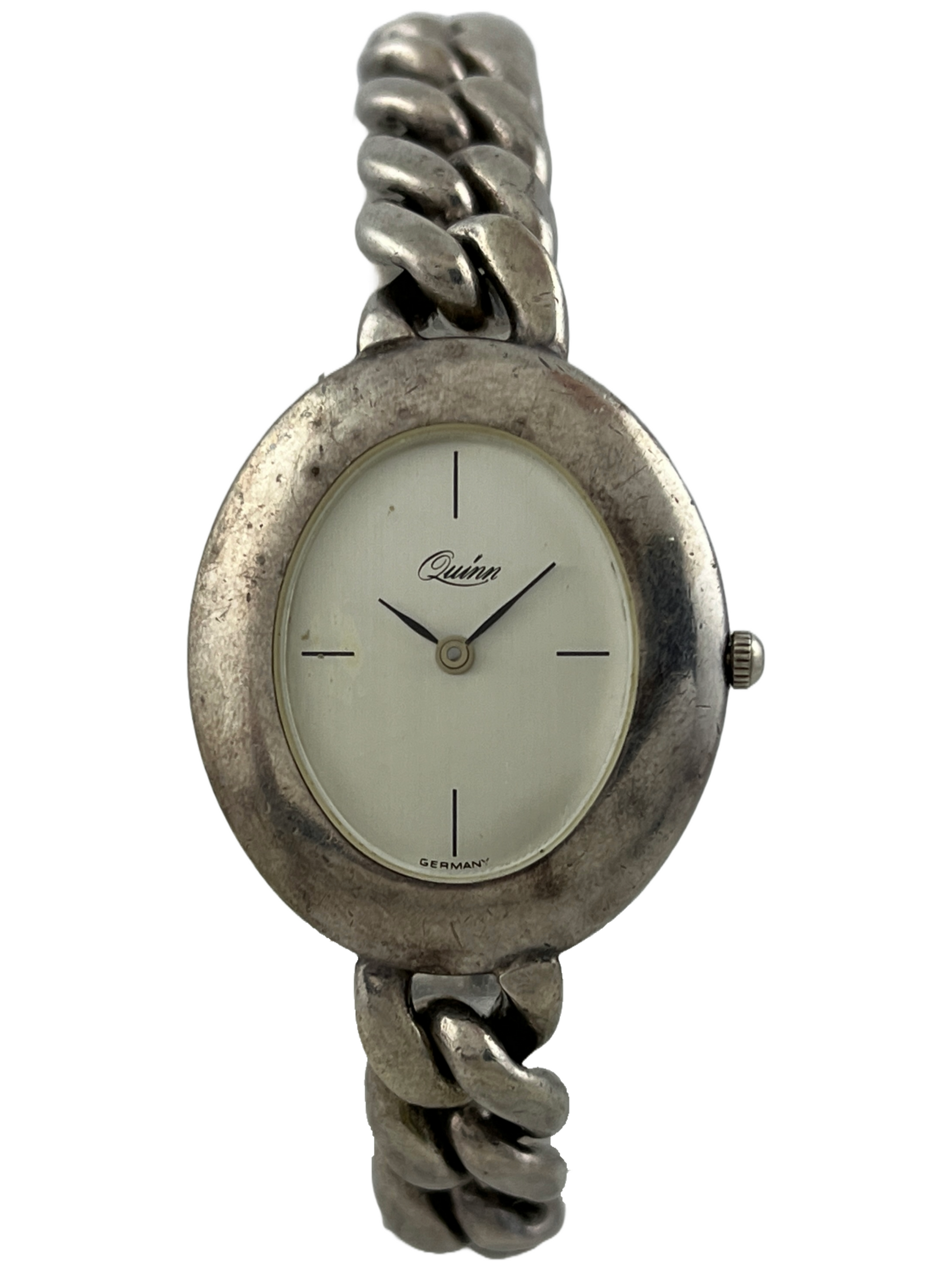 Quinn Quartz aus 0,925er Silber mit massivem Armband