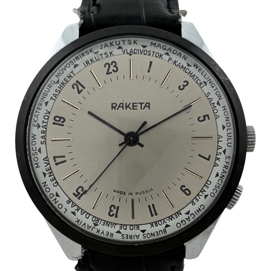 Raketa World Timer Handaufzug mit Kal. 2623.H