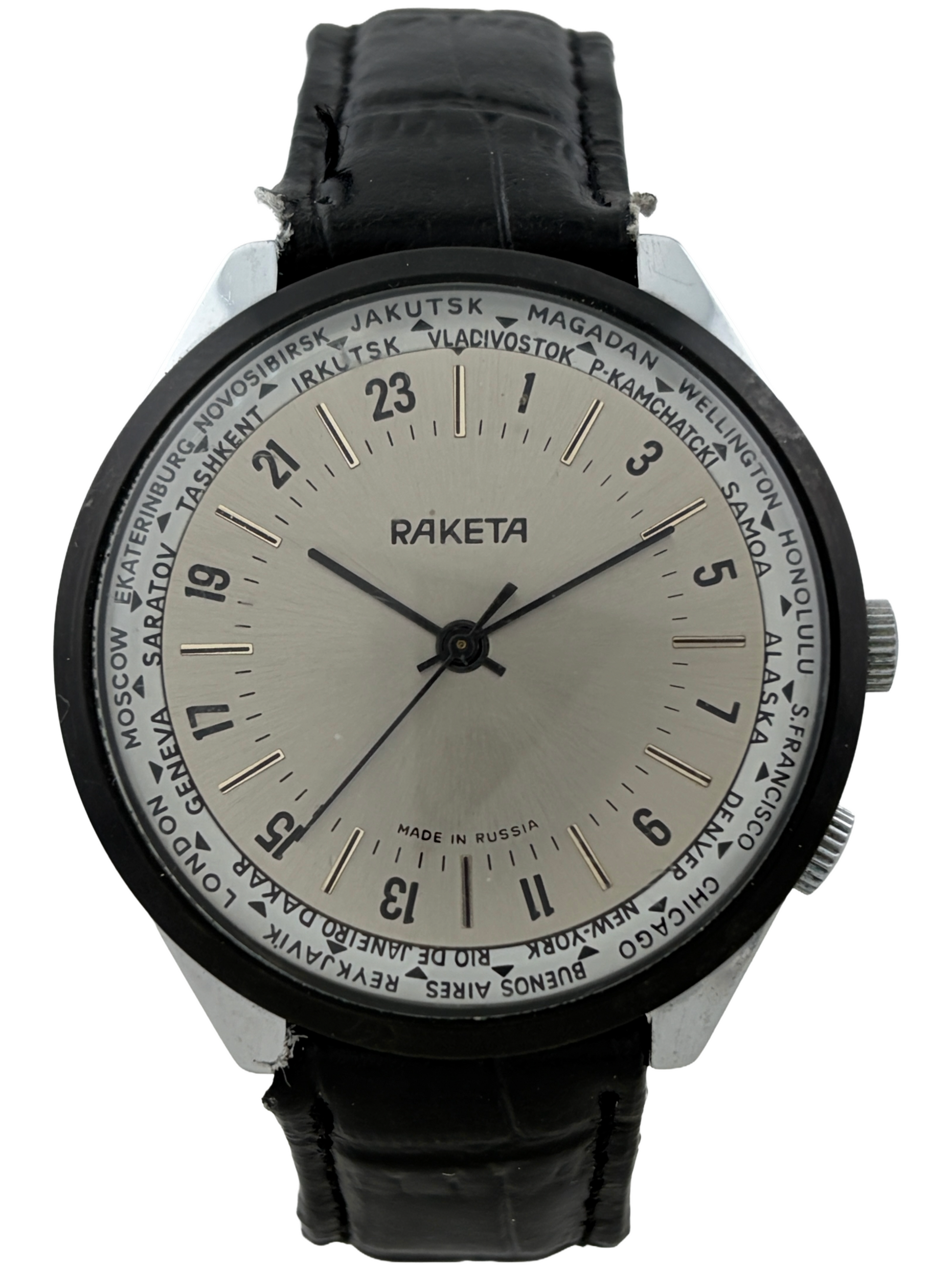 Raketa World Timer Handaufzug mit Kal. 2623.H