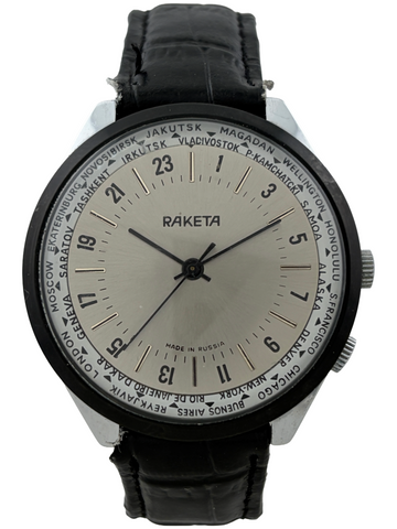 Raketa World Timer Handaufzug mit Kal. 2623.H