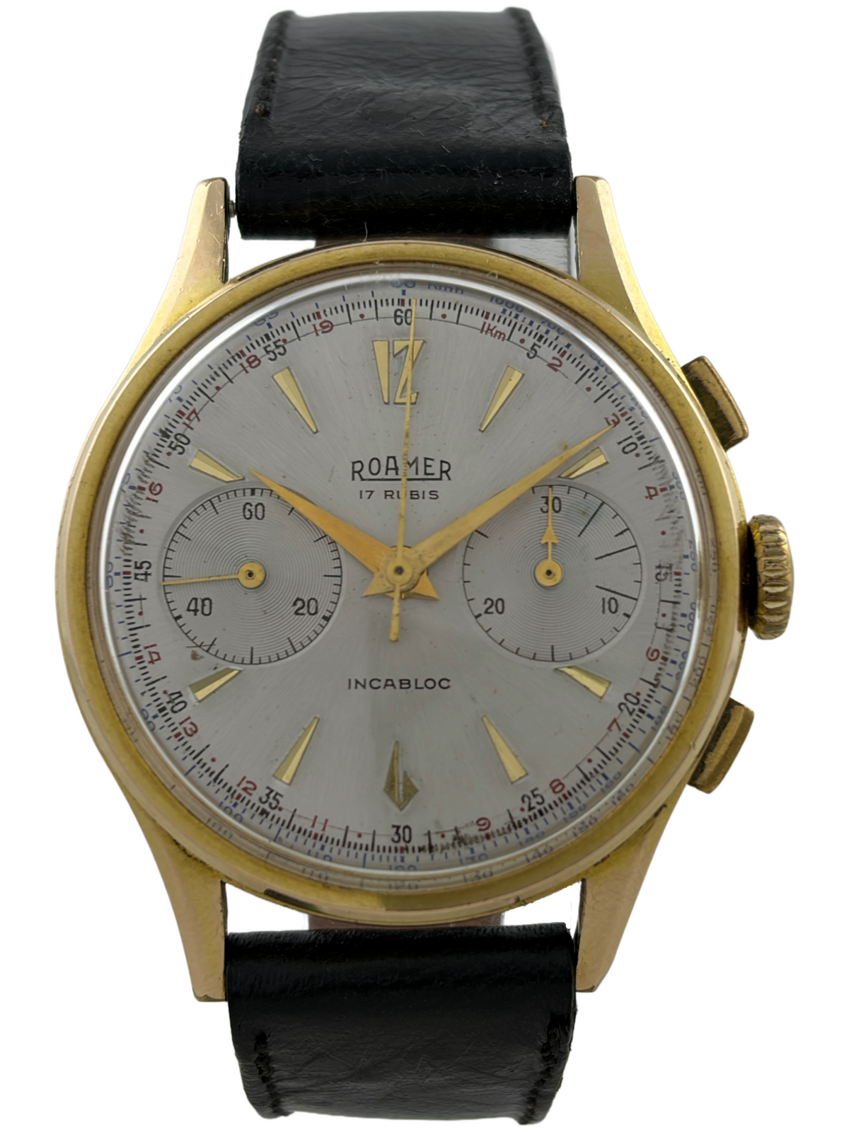 Roamer Handaufzug Chronograph Valjoux 92