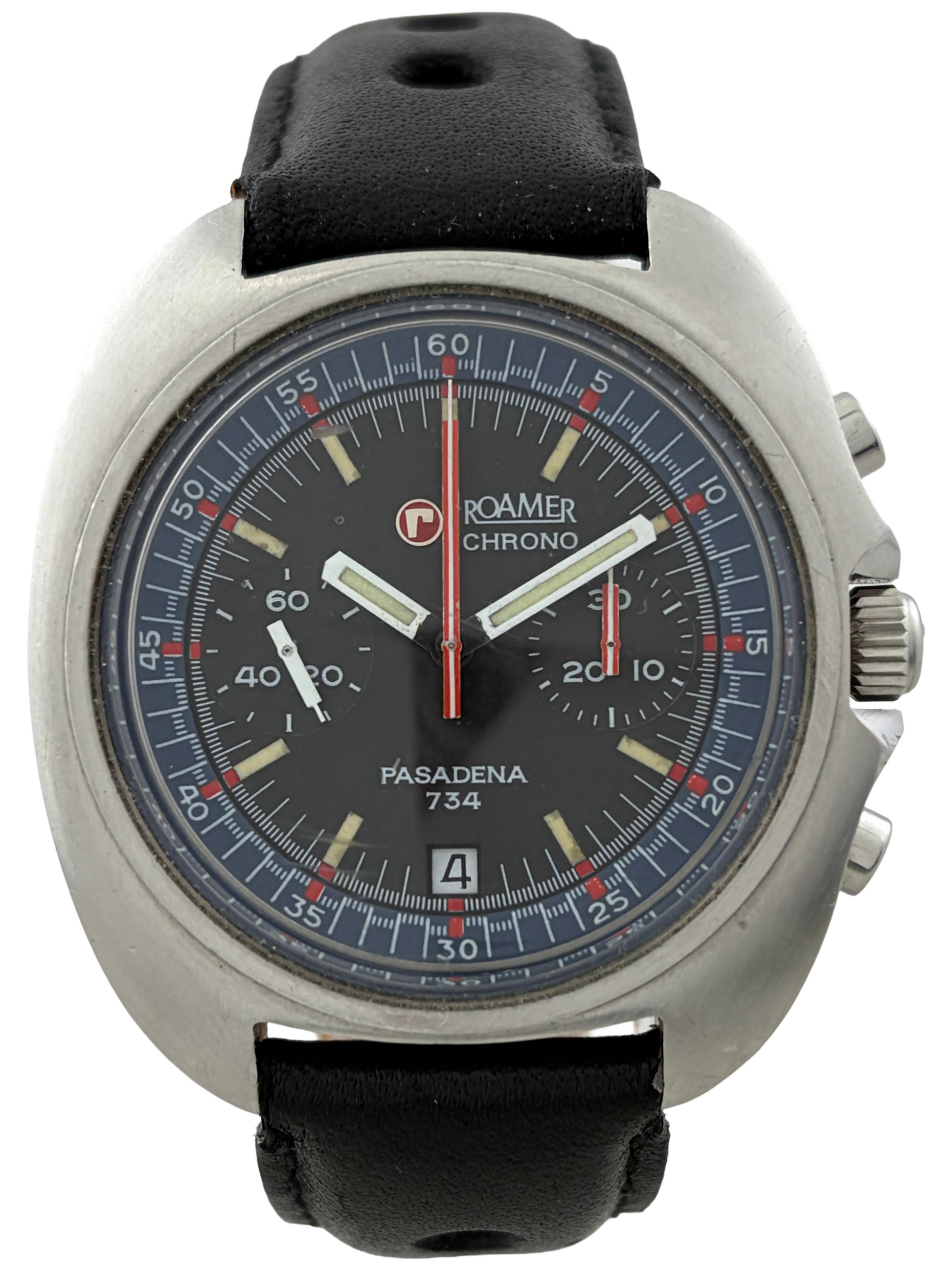Roamer Pasadena Handaufzug Chronograph Valjoux 7734