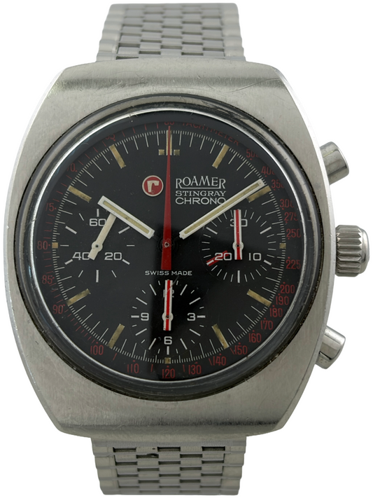 Roamer Stingray Handaufzug Chronograph Valjoux 72
