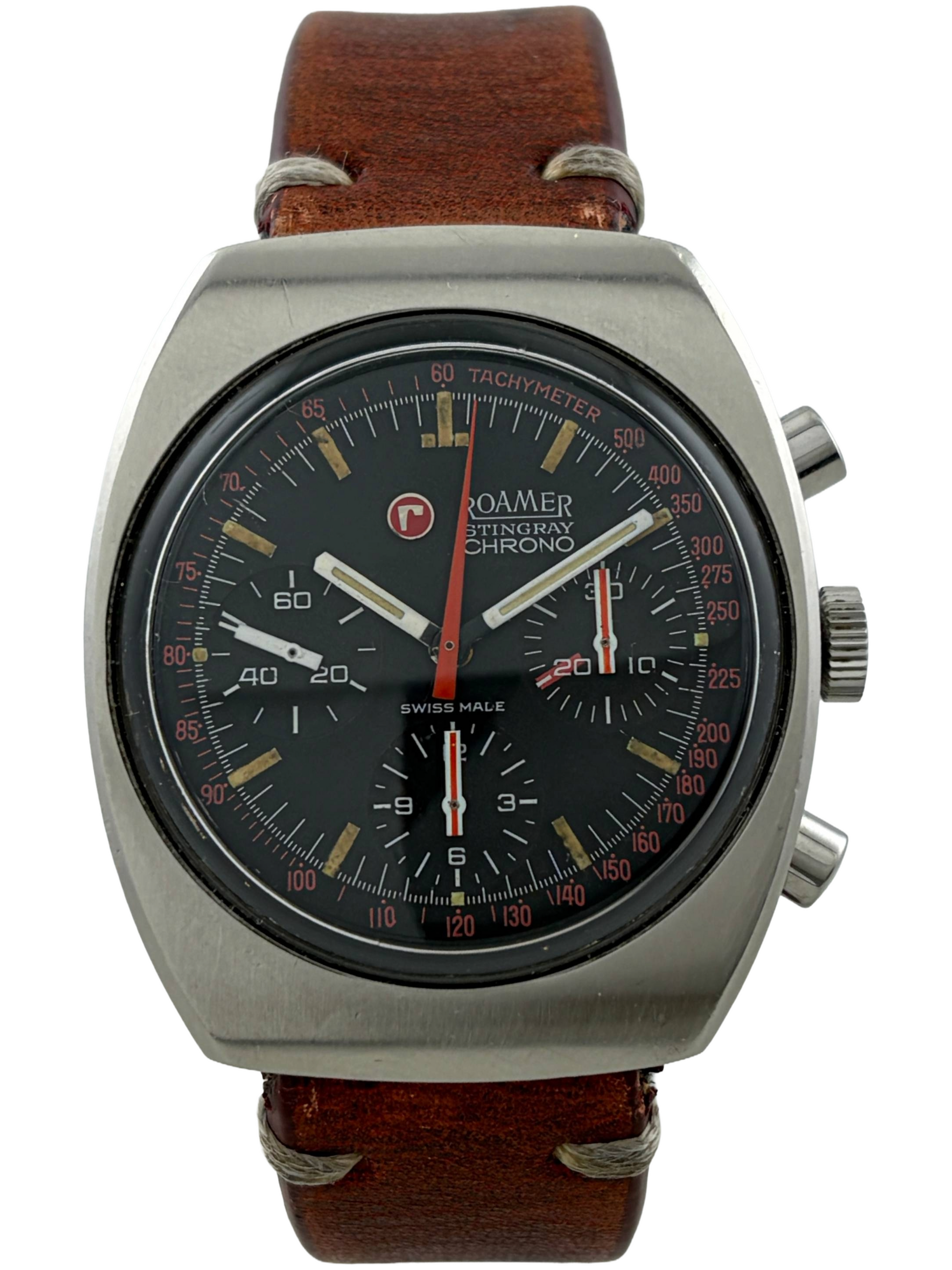 Roamer Stingray Handaufzug Chronograph Valjoux 726